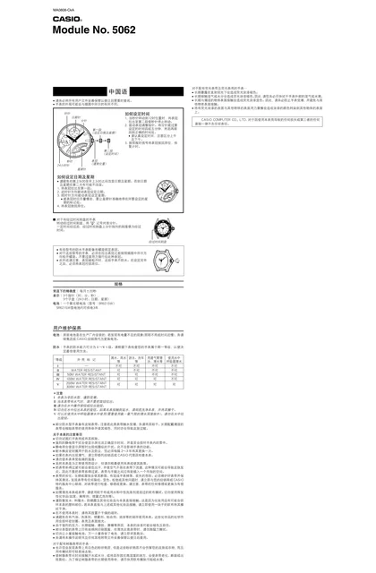 casio 卡西欧 5062